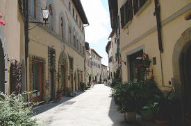 Via Ferrucio bei Castellina in Chianti