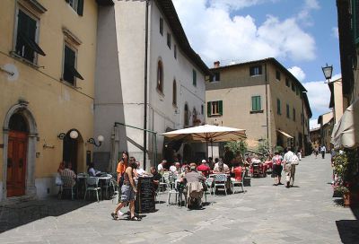 Diner dehors  Castellina