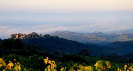 Ausblich von Castellina in Chianti